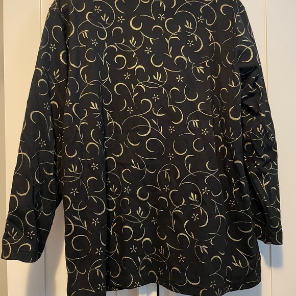 💛Northern Spirit Vintage Gold and Black Sweater. Cotton. Size L. - Picture 2 of 4